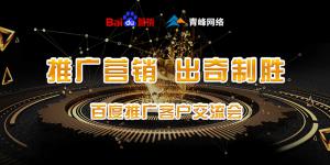 推廣營銷 出奇制勝---百度推廣客戶交流會***成功！